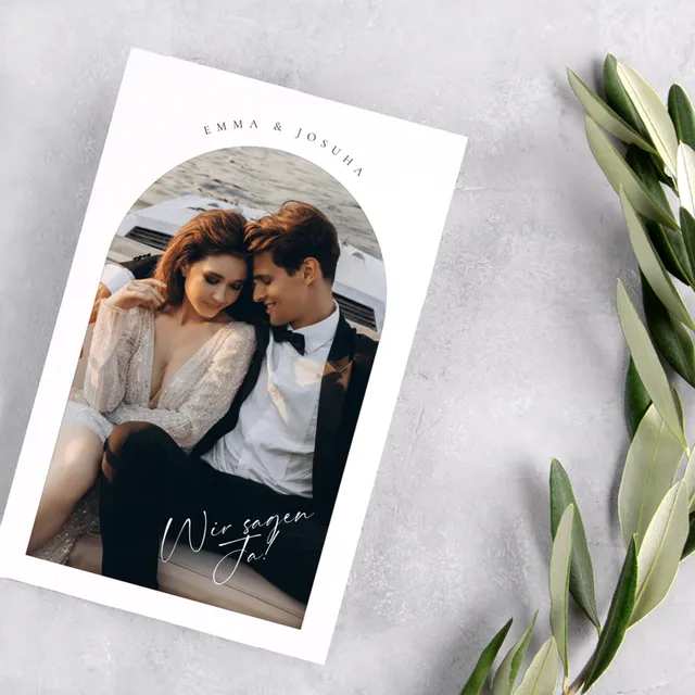 weddingstyle-hochzeitskarten-einladung-venice-b6-beidseitig image 1