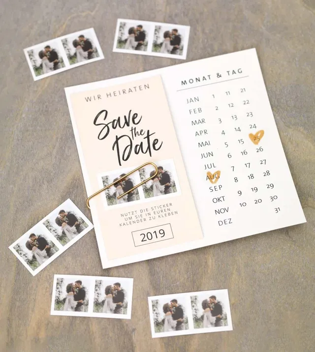 weddingstyle-hochzeitskarten-save-the-date-kalender-karte-diy image 1