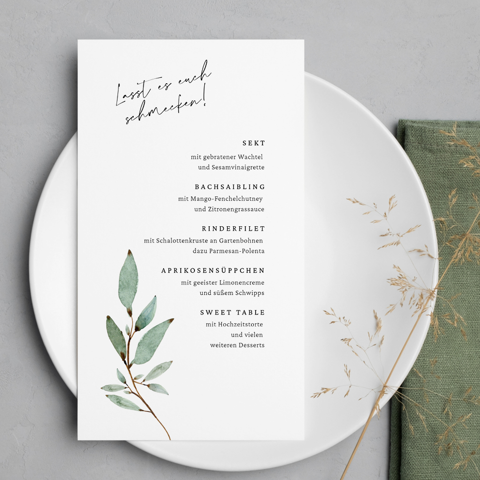 weddingstyle-feier-men-karte-branch-tischkarte-105x200 image 1