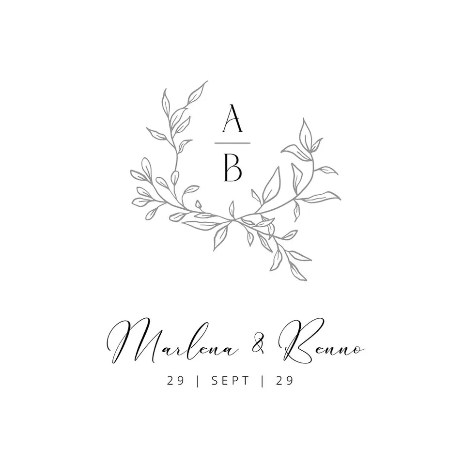 weddingstyle-marlena-benno-hochzeitslogo-download-transparent image 1