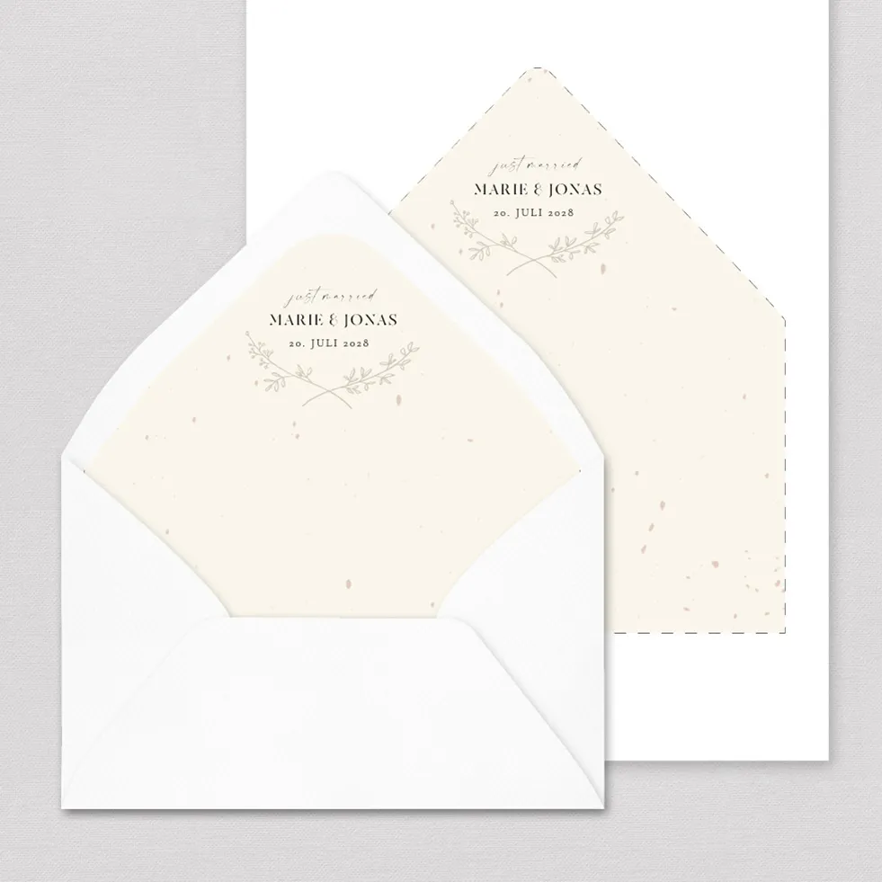 weddingstyle-vintage-vibes-briefumschlag-inlay-hochzeitskarte-a4 image 2