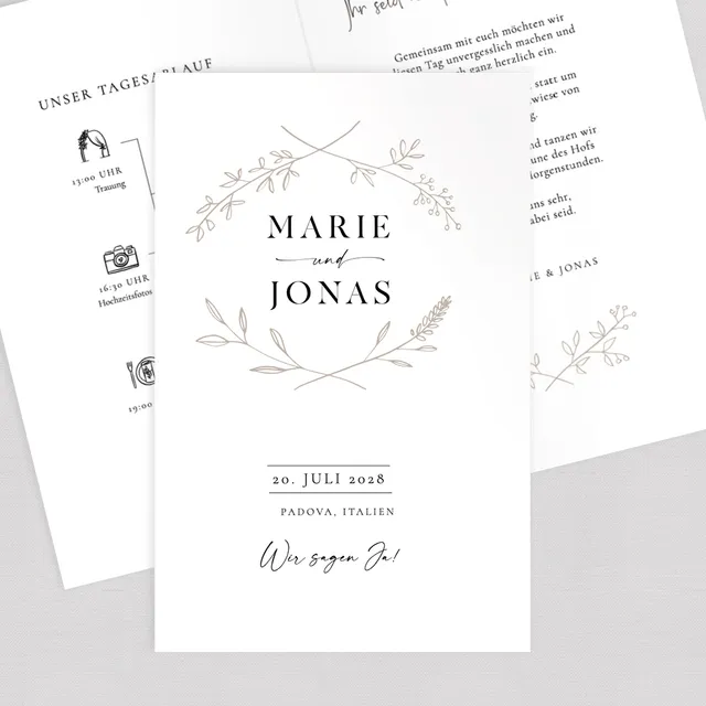 weddingstyle-hochzeitskarten-vintage-vibes-hochzeitseinladung-klappkarte-b6 image 1