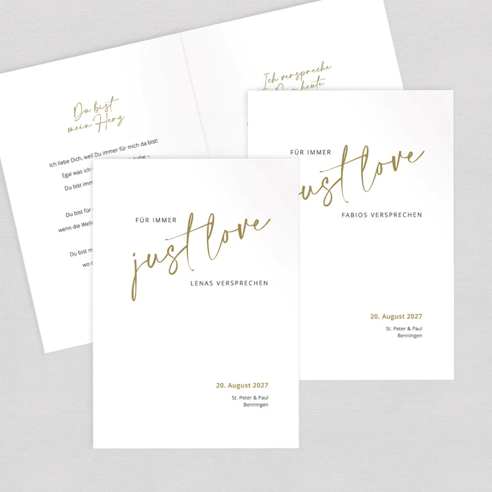 weddingstyle-boho-lettering-eheversprechen-hefte-2er-set image 1
